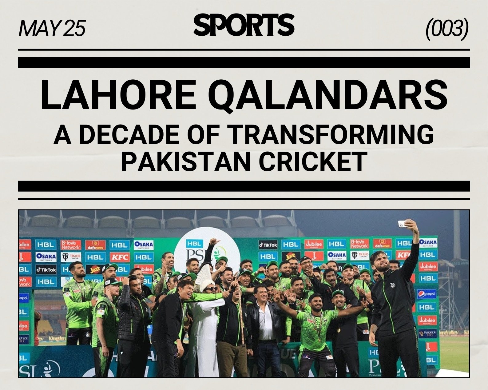 Decade of Lahore Qalandars