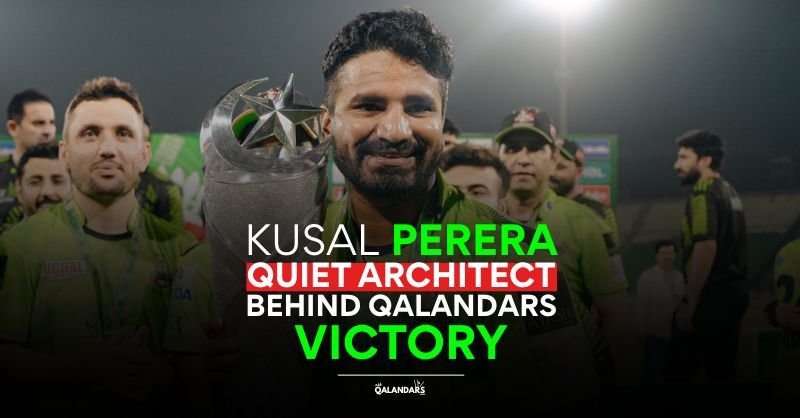 Kusal Pirera with PSL 10 Trophy